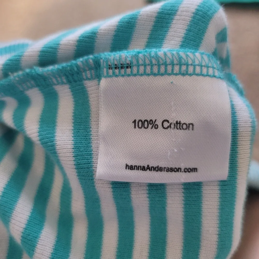 Hanna Andersson Girls Striped Bundle‎ 3pc Dresses Top Size 100 120